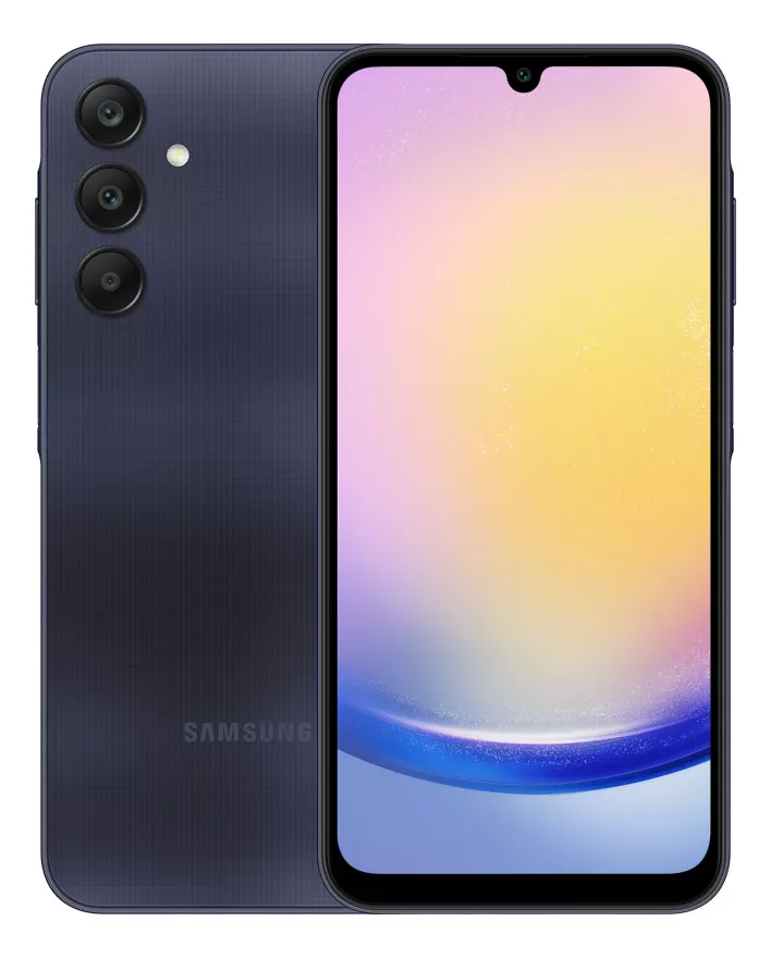 03406ab5709f1edefe51b71aa73d01a3.png Smartphone Samsung Galaxy A25 6,5" 256GB Azul Escuro 5G 8GB RAM Câm Tripla 50MP + Selfie 13MP Bateria 5000mAh Dual Chip - Imagem 1