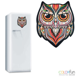 Mousepad / Ímã Decorativo ColorFun – Owl Color - Imagem 3