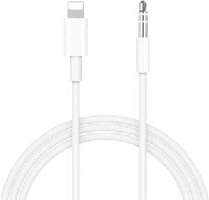 Cabo Adaptador De Audio P2 Auxiliar Compatível Com iPhone