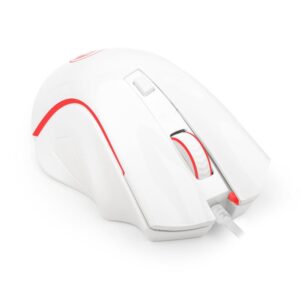 Mouse Gamer Redragon Nothosaur M606W, 3200DPI, Com LED, Branco - Imagem 2