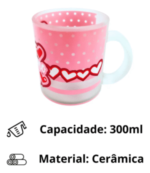Kit Presente Amor Com Caneca, Almofada de Coração e Ursinho de Pelucia - Eu Amo Você - Imagem 4