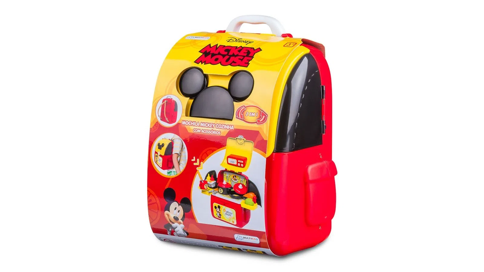 08261c569df1c642dda05a9c4e4b4ea2.png Mochila Kit Play Set Mickey Cozinha Multikids BR1299 - Imagem 1
