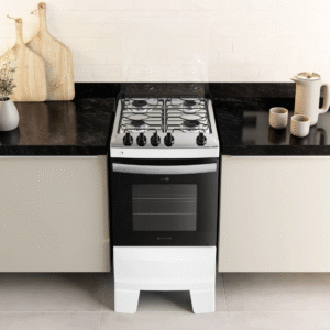 Fogão 4 Bocas Branco com Mesa Inox Atlas Agile Up Bivolt - Imagem 4