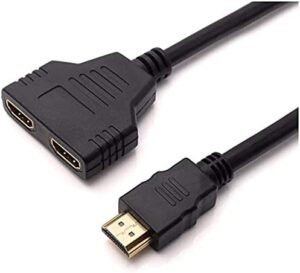 Cabo Divisor Hdmi Splitter 1080p Duplicador de Imagem 1x2 - Imagem 2