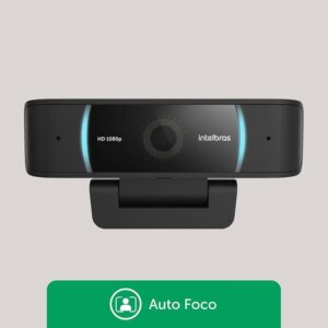 Webcam Para Videoconferência USB Cam 1080p Preto Intelbras - Imagem 6