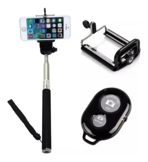Bastão Pau De Selfie Controle Bluetooth +suporte Celular Z07-1 - Imagem 2
