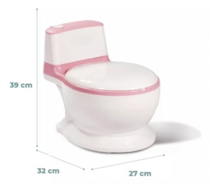Troninho Privadinha Assento Redutor Pinico Infantil Rosa - Imagem 3