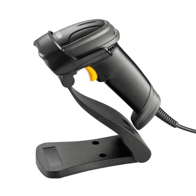 10df8e6a60d18935e367b00b50ad82ef.png Leitor De Código De Barras Elgin El250 2d C/ Pedestal Usb Preto - Imagem 1