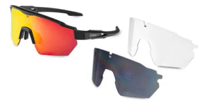 Oculos Atrio Sprinter Lite Kit 3 Lentes Black Red - Bi235 Cor Da Armacao Preto Cor Da Lente Laranja-claro - Imagem 2