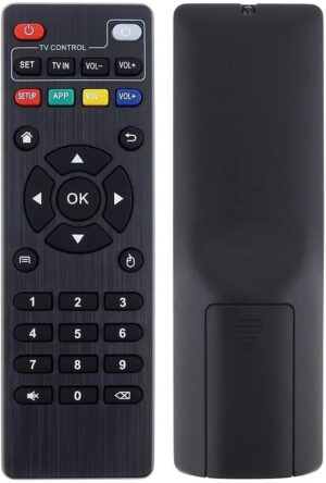 Controle remoto de TV Box, controle remoto de caixa superior fácil de usar confortável resistente alimentado por bateria - Imagem 6