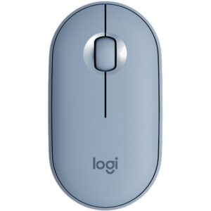 Mouse Sem Fio Logitech Pebble M350, Bluetooth, Wireless, USB, Azul