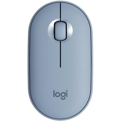 Mouse Sem Fio Logitech Pebble M350, Bluetooth, Wireless, USB, Azul