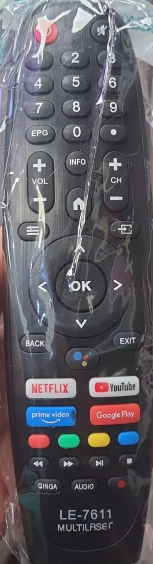 12830132cf6ab9c8d0eec6f8a1b173a3.jpeg Controle Remoto Compativel Tv Multilaser Le-7611 - Imagem 1