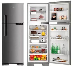 Geladeira Brastemp Frost Free Duplex 375L Inox Extrafrio - BRM44HK 220V