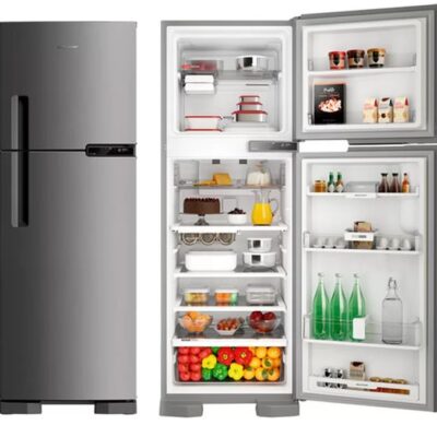 Geladeira Brastemp Frost Free Duplex 375L Inox Extrafrio - BRM44HK 220V