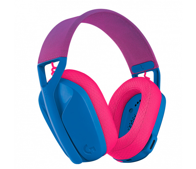 164f9a5d1a1bbc742e9d1dedbee93733.jpg Headset Gamer Sem Fio Logitech G435 LIGHTSPEED - Azul - Imagem 1