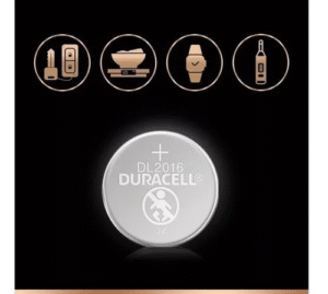 Bateria Lithium 3v CR2016 Duracell - Imagem 2