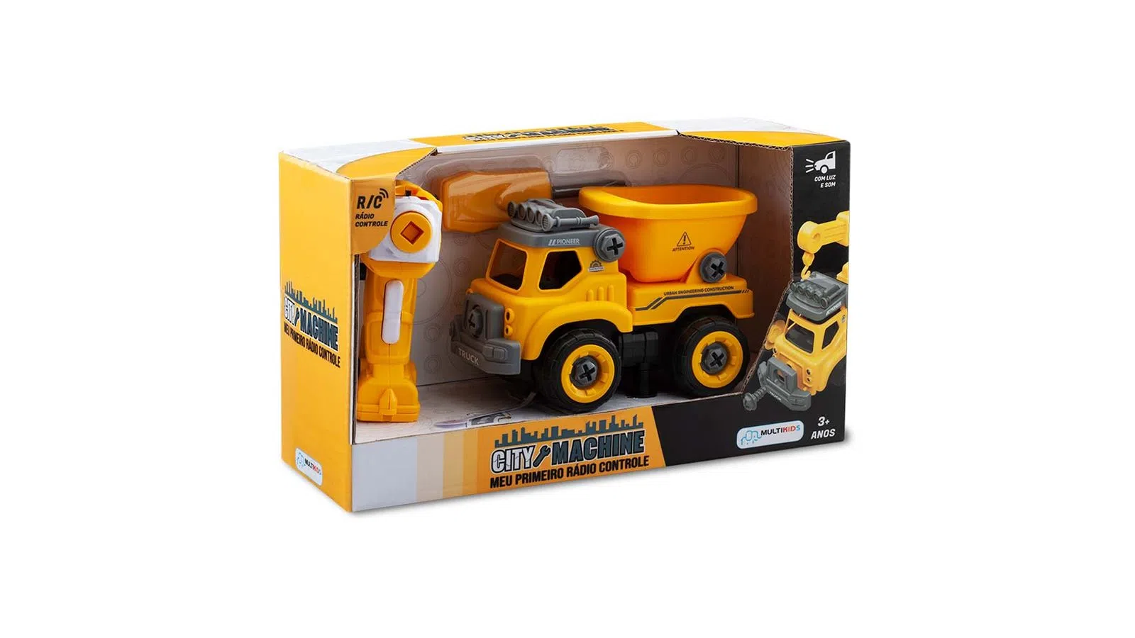 22f8ce43c0f315986f76cc72191e83c0.png City Machine Caminhão de Construção Multikids BR1082 - Imagem 1