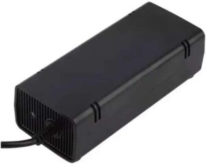 Fonte + Cabo Bivolt Vídeo Game Xbox 360 Slim 2 Pinos X Box - Imagem 4