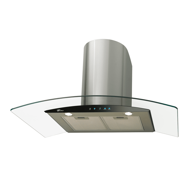 25ec457f82044b8fde00fe17b3c5736c.png Coifa de Parede Fischer talent Touch 90 cm Vidro Digital - Imagem 1