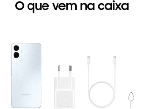 Smartphone Samsung Galaxy A06 128GB 4GB RAM Branco 6,7" Câm. Dupla + Selfie 8MP - Imagem 3
