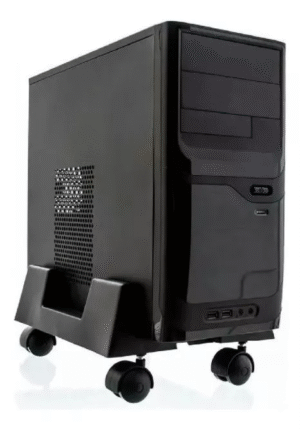 Suporte para Cpu,Gabinete, Computador Com Rodinhas (Ajustável) Cor Preto - Imagem 2