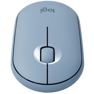 Mouse Sem Fio Logitech Pebble M350, Bluetooth, Wireless, USB, Azul - Imagem 4