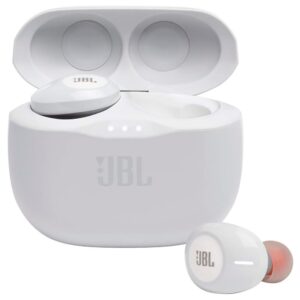 Fone de Ouvido sem Fio JBL Tune 125 TWS, Intra-auricular, Branco - JBLT125TWSWHT