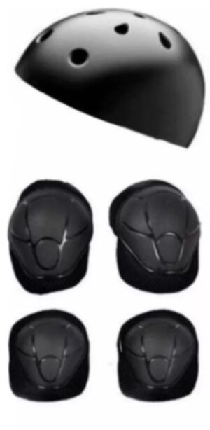 Skate Infantil Montado + Kit Proteção Capacete, Joelheira e Cotoveleira. - Imagem 2
