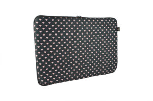 Case para Note Basic 14 Polegadas Poa Love Chocolate