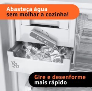 Geladeira Brastemp Frost Free Inverse com Turbo Ice, Inox, 443L - BRE57AK 220V - Imagem 6
