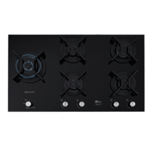 Cooktop a Gás Fischer 5 Bocas (Preto) Tripla Chama Infinity Duo com Trempe de ferro fundido Mesa Vidro Bivolt - Imagem 4
