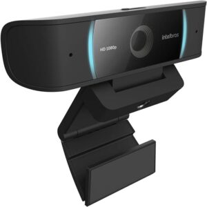 Webcam Para Videoconferência USB Cam 1080p Preto Intelbras - Imagem 2