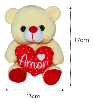 Kit Presente Amor Com Caneca, Almofada de Coração e Ursinho de Pelucia - Eu Amo Você - Imagem 3