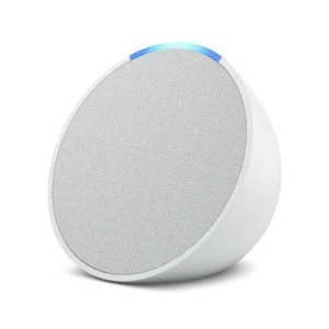 Echo Pop Amazon, com Alexa, Smart Speaker, Som Envolvente, Branco