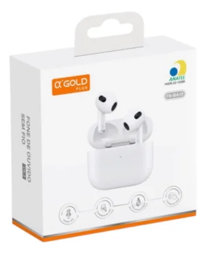 Fone de Ouvido sem Fio Estério Bluetooth FN-BA10 AGold - Imagem 2