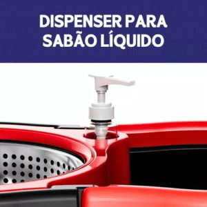Mop Giratorio Com Cesto Em Inox C/2 Refil E Para Sabao -nybc - Imagem 8