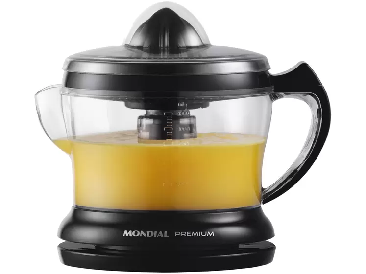 37568776a36190dd8c69d33da0b1fcbc.png Espremedor de Frutas Mondial E-02 Premium - Elétrico 30W 1,25L Automático 220V - Imagem 1