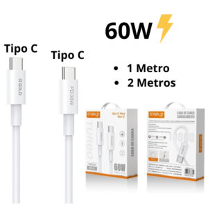 Cabo de Dados Tipo-C para Tipo-C 2M CB105 - Imagem 3