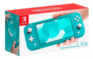 Console Nintendo Switch Lite 32gb Azul Turquesa Standard Tela 5,5''