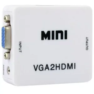 Conversor Adaptador VGA para HDMI Compatível com computador, notebook