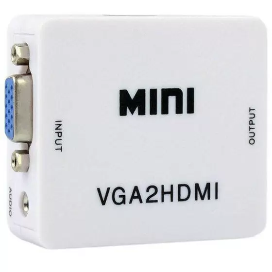 39d5a26d5a2c6caaaa9d2a07a80a460c.webp Conversor Adaptador VGA para HDMI Compatível com computador, notebook - Imagem 1