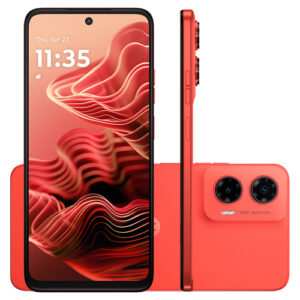 Smartphone Motorola Moto G35 256GB Coral 5G 6GB RAM 5G 6,7" Câm. Dupla + Selfie 16MP