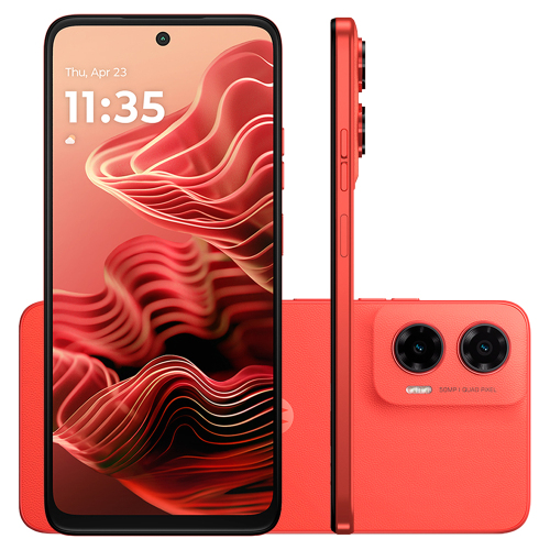 3aa09df52ceac70809891cb838b9de6e.jpg Smartphone Motorola Moto G35 256GB Coral 5G 6GB RAM 5G 6,7" Câm. Dupla + Selfie 16MP - Imagem 1
