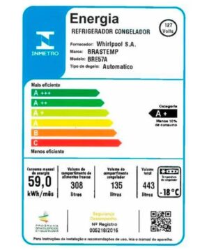 Geladeira Brastemp Frost Free Inverse com Turbo Ice, Inox, 443L - BRE57AK 220V - Imagem 13