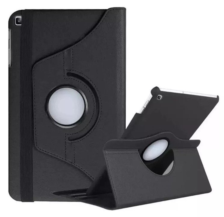3e636f6eaaa3b52ed34b8b9f18f01b52.jpg Capa Giratória Preta Para Tablet Galaxy T510/515 - Imagem 1