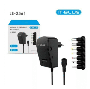 Fonte De Alimentação 3/4.5/6/7.5/9/12V 30W 3.0A 7 Pinos Universal LE-2561 It-Blue - Imagem 2
