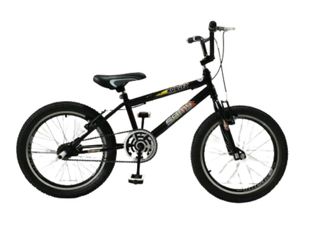40591fe8d0ff7365271a143ada15a7c0.jpg BICICLETA ARO 20 CROSS SAMY PRETA - Imagem 1