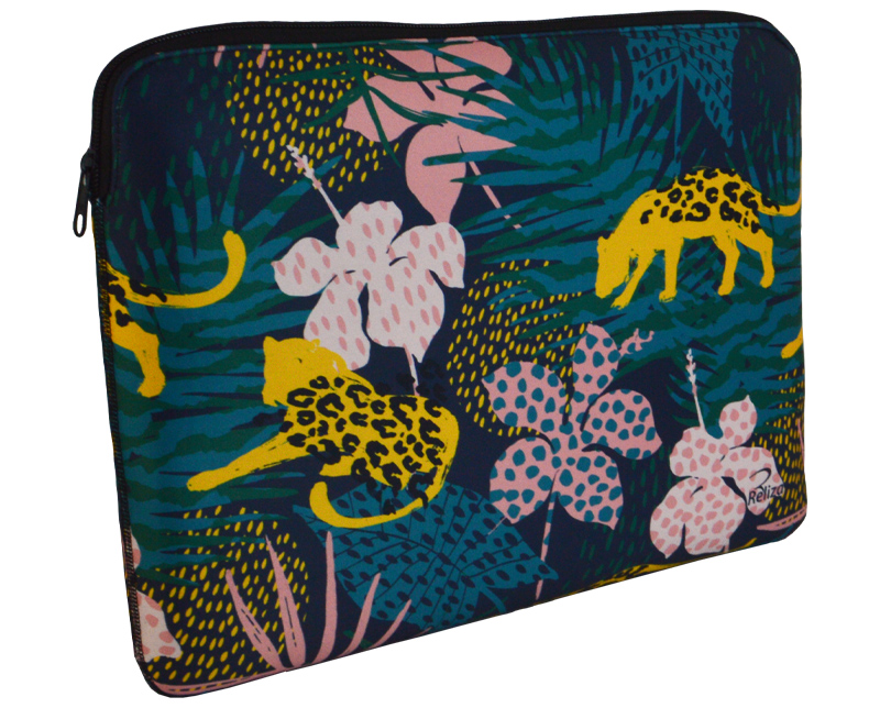 4124f33e195d6d81be70cea4a6bc54ca.jpg Case para Notebook Slim 15.6" - Onça - Imagem 1