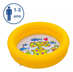 Piscina Infantil Inflável Bebê 46 Litros - Imagem 4